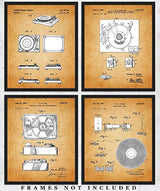 Impresiones de arte de pared de patente de reproductor