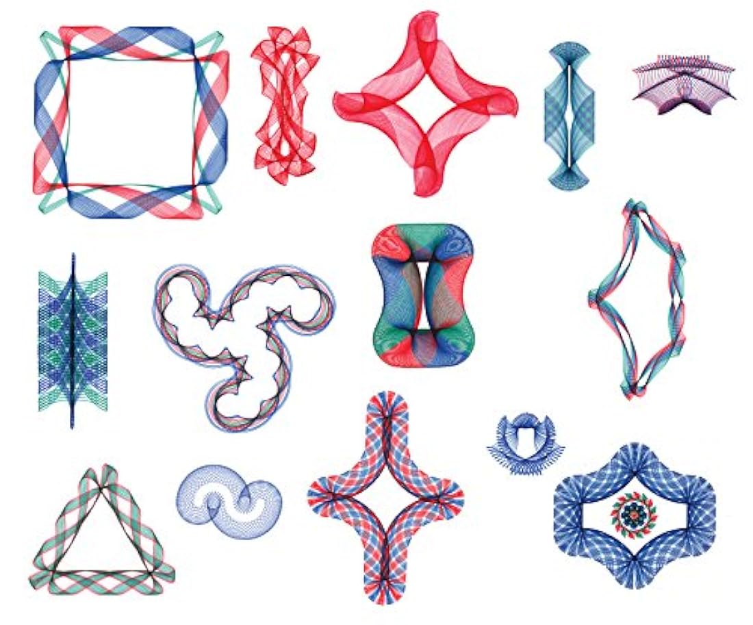 Super Spirograph Jumbo Kit, 75 piezas 50 aniversario)