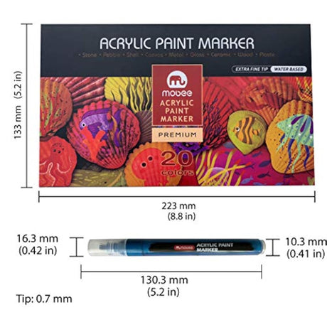 Marcadores y Resaltadores Pintura Acrílico Multi Colores