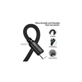 Cargadores de carga de nailon trenzado conectado a USB C