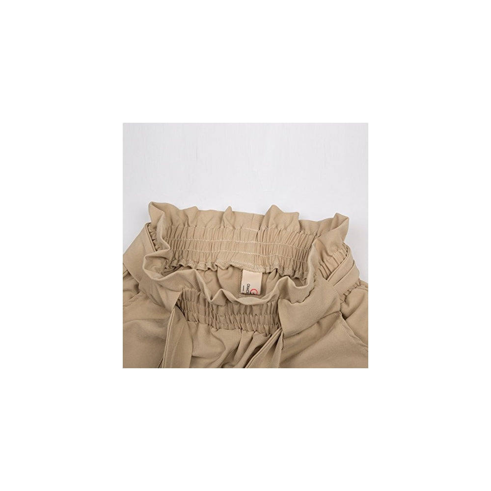 Pantalones de mujer con bolsillos, cintura alta Talla M