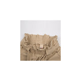 Pantalones de mujer con bolsillos, cintura alta Talla M
