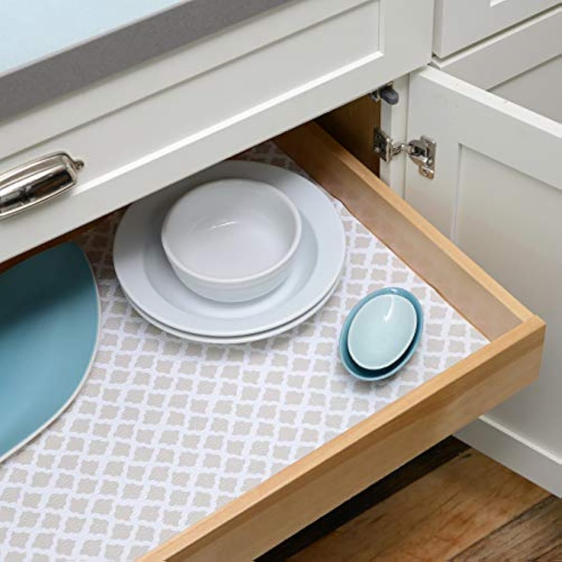 Vinilo con estampado y agarre para decorar cajón, estante,