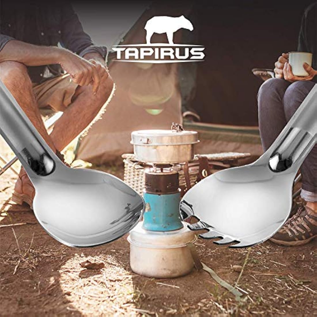 Tapirus - Juego de cucharas ideal para senderismo camping