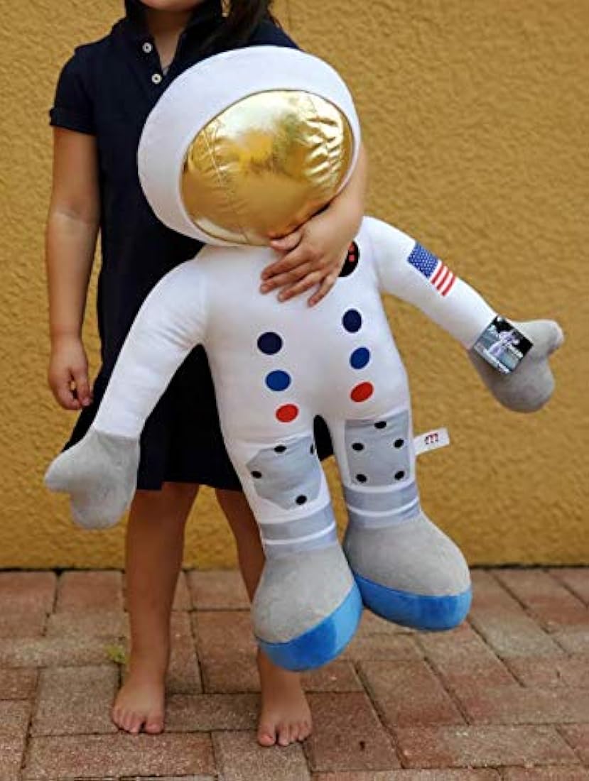 Peluche de Astronauta de 24 in color blanco. Malektronic
