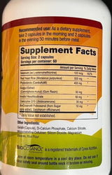 Suplemento de colesterol triglicéridos m 60 mg Co-Q10 120 un