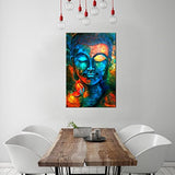 Lienzo SUNFROWER ART decorativo para pared, diseño de Buda