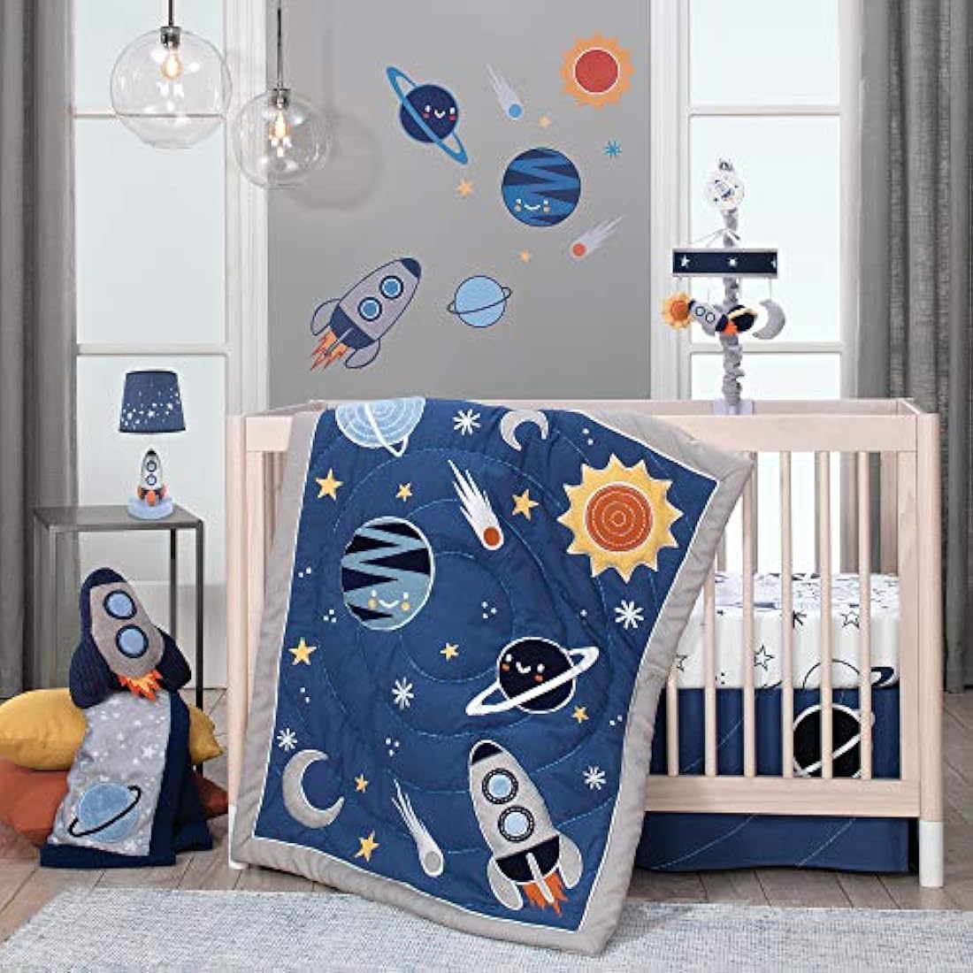 Way Rocket Ship Nursery - Almohada de peluche