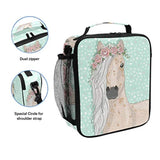 Bolsa térmica para el almuerzo diseño de flores