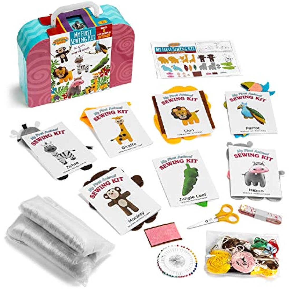 My First - Kit de costura para niños con funda de viaje
