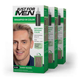Tintura de cabello para hombres color marrón ceniza H-25