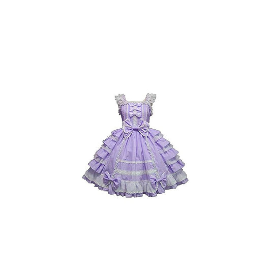 Vestido Lolita de niña sin mangas color violeta talla S