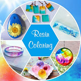Resina UV – Resina epoxi endurecida ultravioleta mejorada de 17.64 oz para bricolaje y fabricación de joyas, molde de resina para bricolaje – Pegamento UV Solar Cure Resina activada por luz solar para fundición y revestimiento, decoración de manualidades