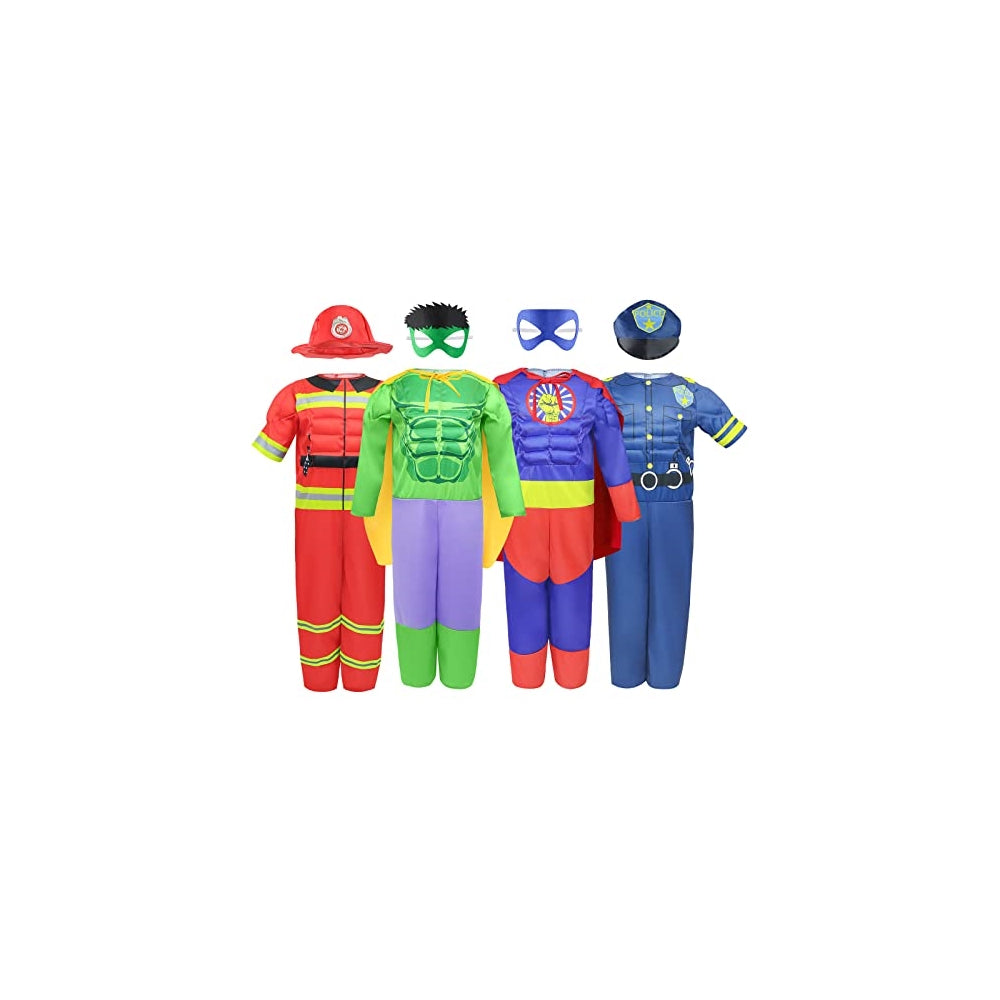 Disfraz con superhéroe juego de rol para niños talla 4-7 año