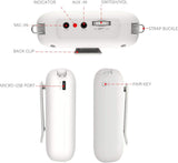 Amplificador de Voz Portátil Recargable con Micrófono y Cintura