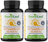 Suplemento semanal de vitamina D3 50.000 240 cápsulas