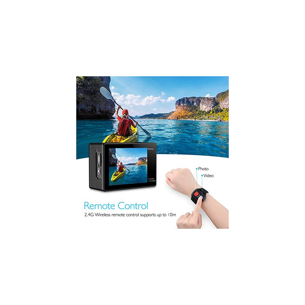 Videocámara sumergible DV con wifi AAKASO EK7000 4K