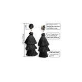 Aretes para mujer con borla diseño bohemio
