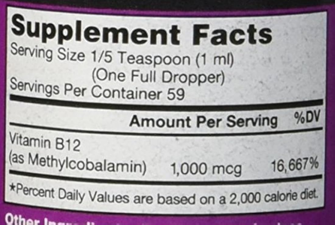 Bricker Labs B-12 Blast Methylcobalamin Vitaminas, naturales de frambuesa, 2 Fluid Ounce