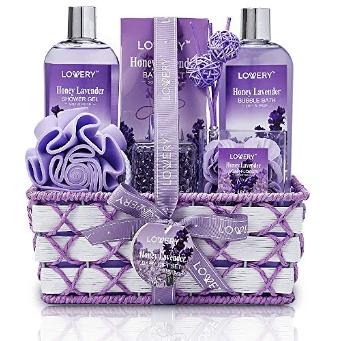 Cesta de regalo de baño y cuerpo para mujeres y hombres