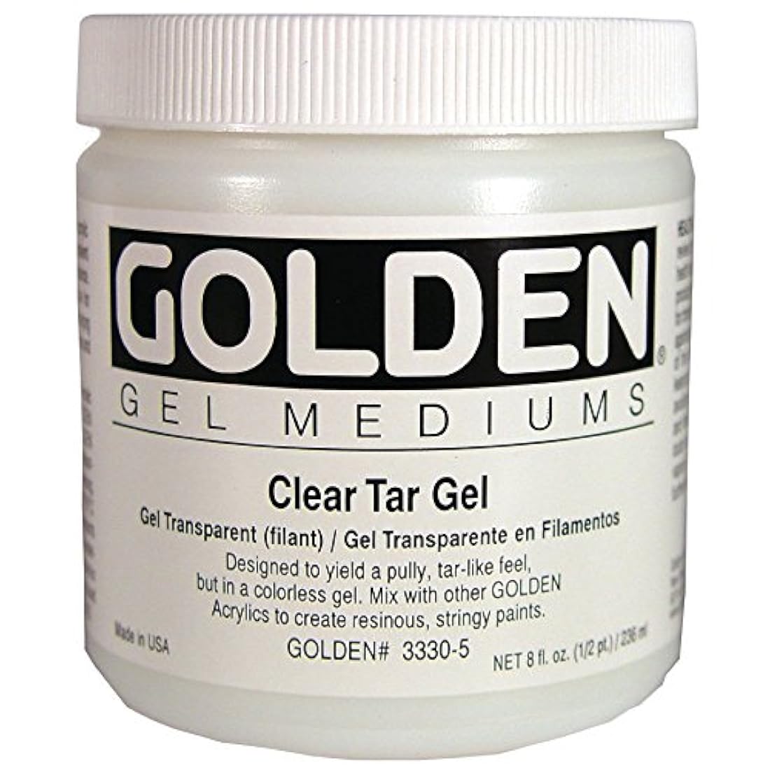 Gel de alquitrán transparente de 8.0 fl oz.