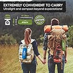 POWERLIX - Colchoneta hinchable ultraligera, ideal para camp