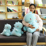 Peluche para niños de dinosaurio color azul de 12 in. Vhyhcy