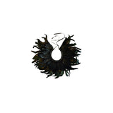 Disfraz gótico de plumas negras para hombre