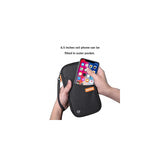 Porta Documentos y Tarjetas impermeable negro