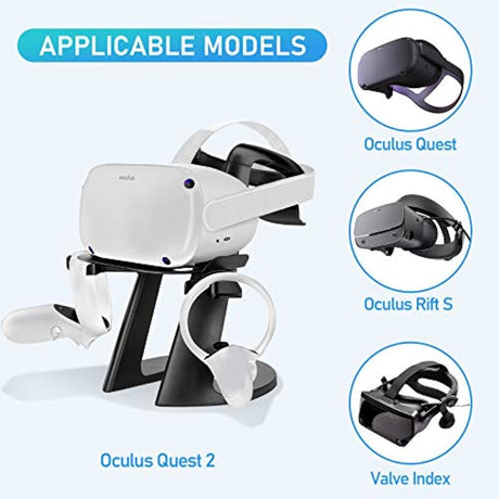 Soporte de pantalla para Oculus Quest 2 gafas y controles