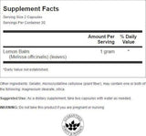 Bálsamo de Limón 500 mg 60 Caps