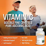 Vitamina C en polvo pura absorción ácido soluble  Bronson