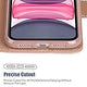 Funda para iPhone 11 diseño con correa de muñeca y 4 ranuras