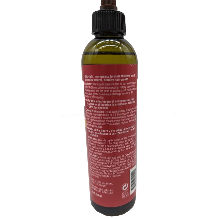 Difeel Aceite Crecimiento Ultra Basil & Castor 8 oz.