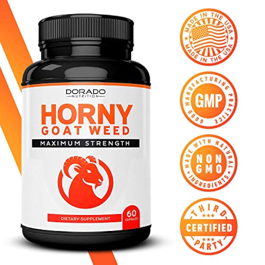 DORADO NUTRITION - Suplemento de hierba de cabra caliente
