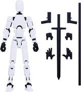 Figura de Acción MerryXD Titan 13, 3D Impresa, Movible, T13