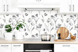 Papel vinilo autoadhesivo diseño tulipanes(216x20.5x 0.01)