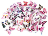 DaGou 12 mariposas en 3D para pared, decoraciones