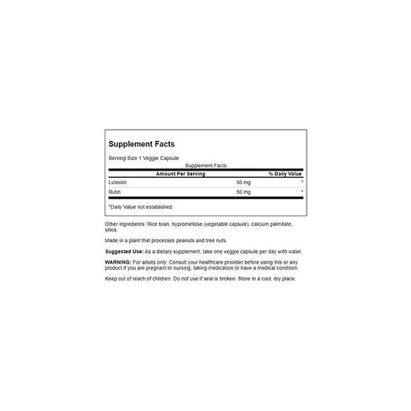 Suplementos Alimenticios de luteolina con rutina