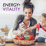 Bluebonnet Nutrition - Cápsula de vegetales para mujer, alimento entero múltiple, K2, vegetales orgánicos, energía, vitalidad, sin OMG, sin gluten, sin soja, sin leche, Kosher, 30 cápsulas vegetales, suministro de 1 mes