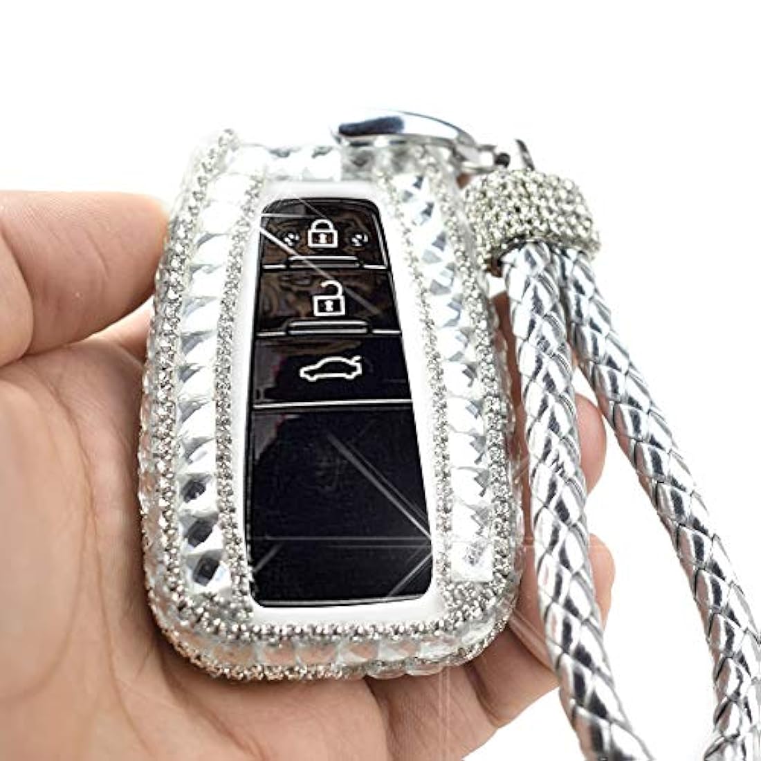 PGONE - Llavero para llave de coche con cristales brillantes