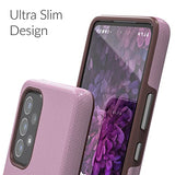 Crave Dual Guard para Samsung Galaxy A53, funda de doble capa de protección a prueba de golpes para Samsung Galaxy A53 5G, color lila