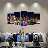Biuteawal - Lienzo decorativo de pared de Nueva York