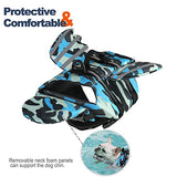 Chaleco salvavidas para perro, chaleco salvavidas con diseño de alas para mascotas, salvavidas de flotación para perros, traje de baño con asa para natación, piscina, playa, canotaje, para cachorros pequeños, medianos y grandes perros