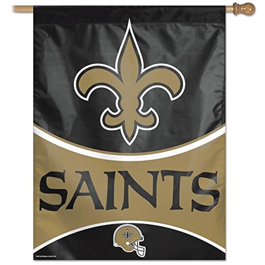 Bandera vertical de 27 por 37 pulgadas New Orleans Saints