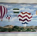 cenefa diseño Globo de aire caliente