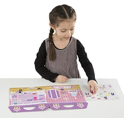 Melissa & Doug Princesa Puffy, juego de adhesivos,