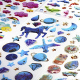SAVITA 400 Epoxy Stickers para niños Niñas 3D Puffy Stickers