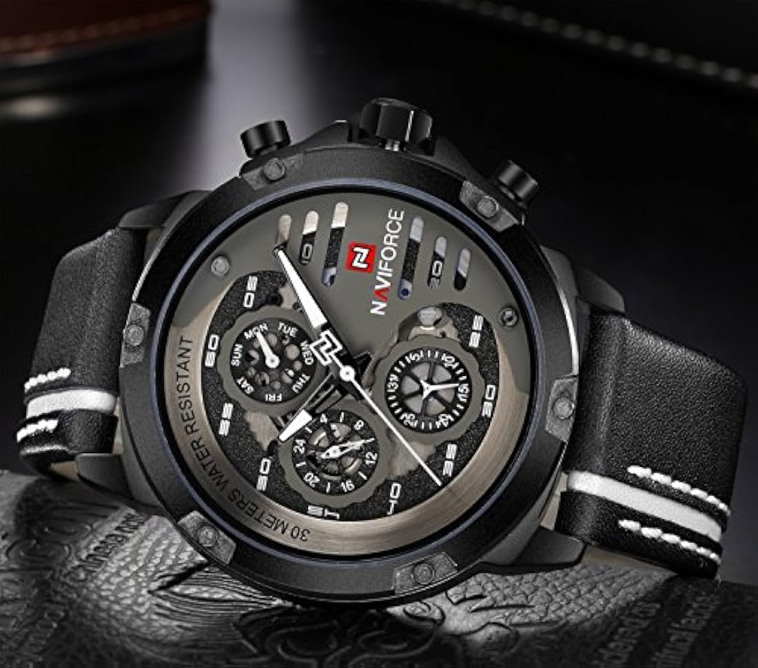 Relojes para los Hombres Impermeable Reloj Analógico  Cuarzo