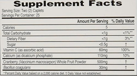 Azo Cranberry Tablets, 50 unidades(el embalaje puede variar)